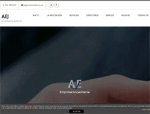 Tablet Screenshot of empresariosjacetania.com